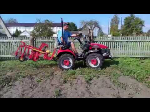 Видео: МТЗ 152 (16" колеса) с картофелекопалкой