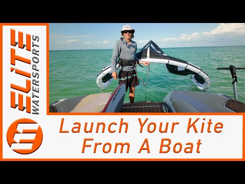 Видео: Запустите воздушного змея с лодки