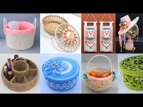 Видео: 10 идей органайзеров для хранения из бросового материала, идеи для поделок из веревки