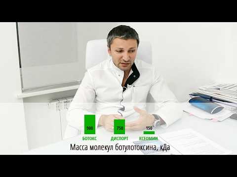 Видео: Ботулинотерапия, препараты, их разница. Ботокс, ксеомин, диспорт.