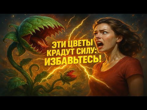 Видео: Эти цветы крадут силу: избавьтесь от них!