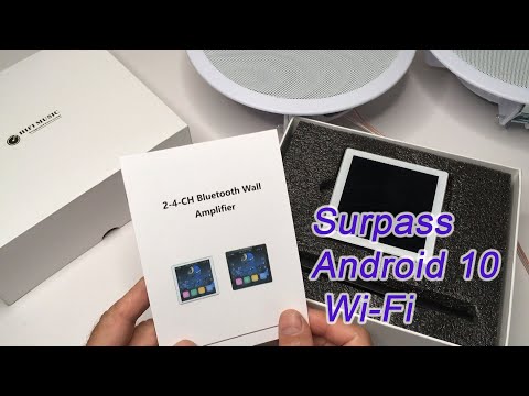 Видео: Surpass Умная аудиосистема Android 10,0, Wi Fi