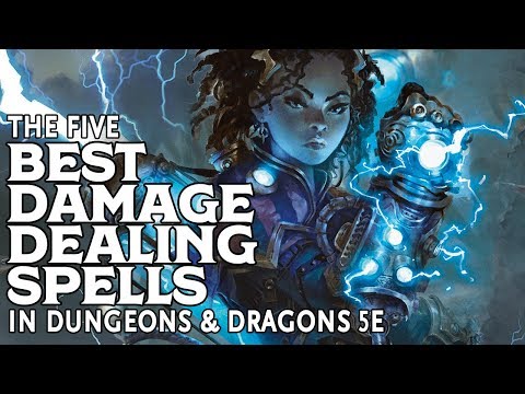Видео: Пять лучших заклинаний, наносящих урон, в Dungeons and Dragons 5e