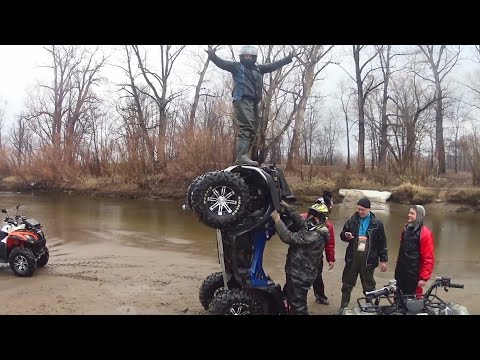 Видео: CFMOTO X8 ПЕРЕВОРОТ, BALTMOTORS JUMBO УТОП ! OFF-ROAD  на квадроциклах ATV .