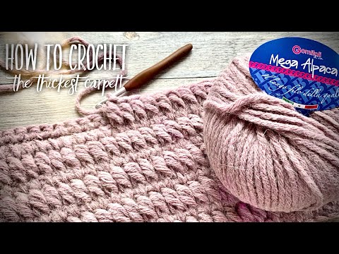 Видео: ВЯЖЕМ ИЗУМИТЕЛЬНЫЙ КОВЕР ИЗ ОСТАТКОВ ПРЯЖИ! 🌊 / HOW TO CROCHET BEAUTIFUL CARPET