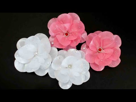 Видео: DIY/МК/ Как сделать банты-цветы методом гильоширования