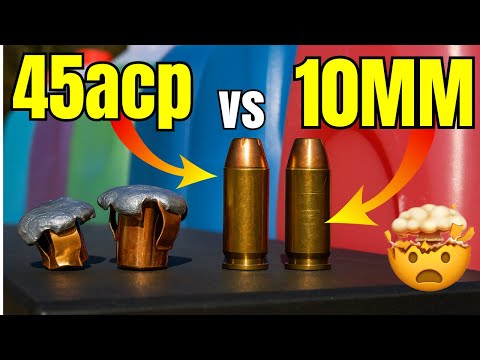 Видео: 10 мм против 45 ACP: настоящий победитель меня ШОКИРОВАЛ…
