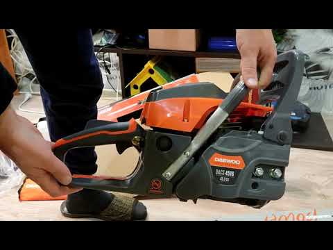 Видео: Бензопила DAEWOO DACS 4516. Обзор.
