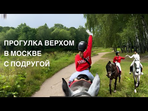 Видео: Прогулка верхом рысью и галопом в лесу ПРЯМО В МОСКВЕ! Мои ПЕРВЫЕ ШАГИ В ВЕРХОВОЙ ЕЗДЕ🐴