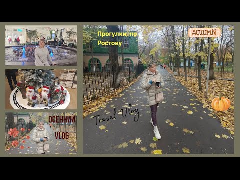 Видео: Осенний VLOG/в Ростове /гуляем/Левый берег Дона/в ТЦ МегаМаг/Новый год в КёхЛэнд))