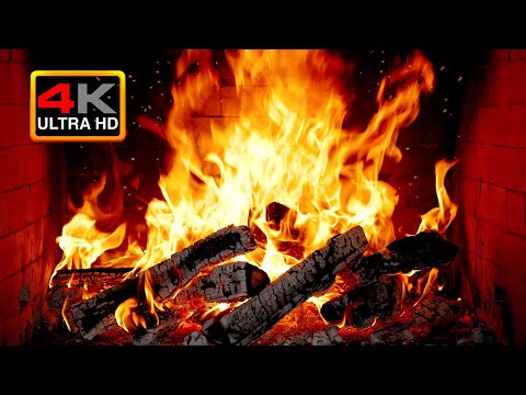 Видео: 🔥 Камин 4K UHD с потрескивающим огнем | Уютная атмосфера и расслабляющие звуки