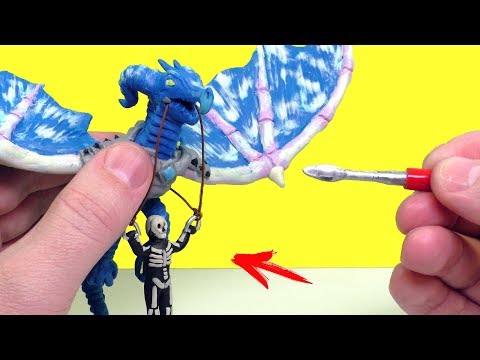 Видео: ЛЕПИМ ЛЕДЯНОГО ДРАКОНА из игры ФОРТНАЙТ | DRAGON FORTNITE