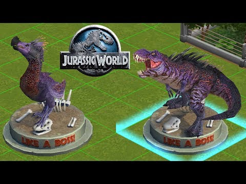 Видео: Получи Эдестуса и Статуетку ОМЕГИ 09 Деремся Травоядными Jurassic World The Game