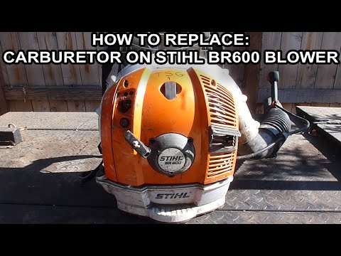 Видео: Как заменить карбюратор на воздуходувке Stihl BR600