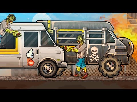 Видео: Я ДУМАЛ, ЭТО МОРОЖЕНЩИК... А ЭТО АВТОЗАК ► Earn to Die 2 #3 Прохождение