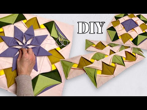 Видео: DIY - Удивительное лоскутное шитье - Использую ОСТАТКИ ТКАНИ для пошива оригинальной вещи