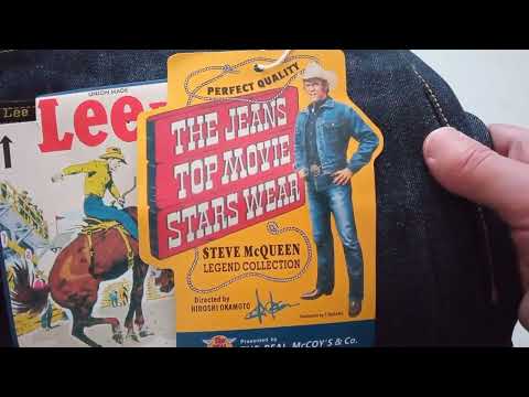 Видео: Джинсы LEE RIDERS 101b repro 40s made in japan