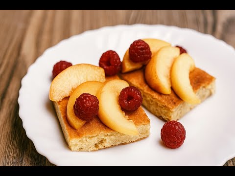 Видео: Бисквитное яблочное печенье без сахара