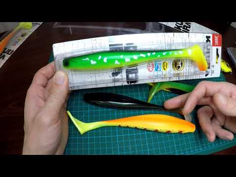 Видео: Обзор Lucky John Kubira Swim Shad 9" 23cm