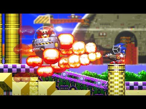 Видео: Если Соник использует устройства Тейлза, чтобы победить Эггмана? | Спрайт анимация