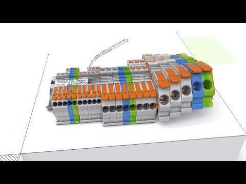 Видео: Клеммы WAGO TOPJOB® S для монтажа на DIN-рейку