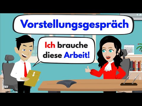 Видео: Немецкий в повседневной жизни и на работе | Собеседование - мне нужна эта работа!