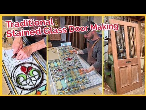 Видео: Изготовление традиционных витражных дверей