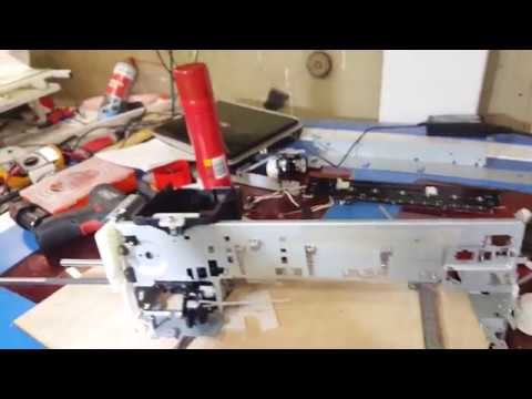 Видео: УФ принтер из EPSON L800/805 (Часть 2) Узел подвеса головы и привода..