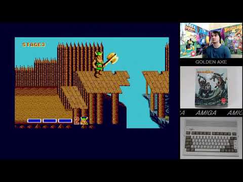 Видео: Golden Axe для AMIGA - Полное Прохождение