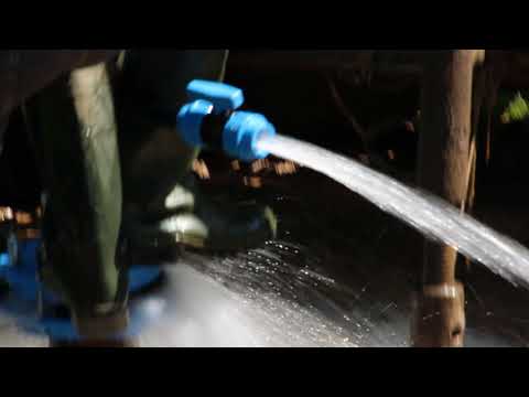 Видео: самоизлив 80м3/ч установка оголовка