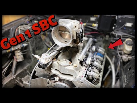 Видео: Установка коромысел и впускного коллектора вала SBC Gen 1