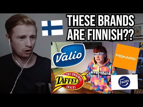 Видео: Реакция на 10 известных финских брендов
