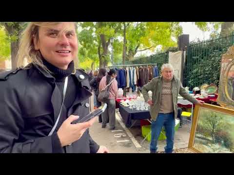 Видео: Лучший блошиный рынок Парижа. Цены. Расписание.