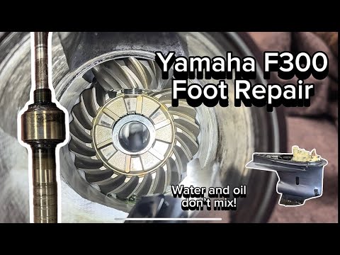 Видео: Ремонт нижнего блока Yamaha F300 — сломанный приводной вал