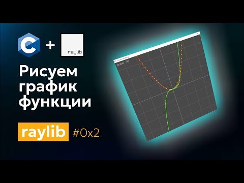Видео: 0x2 Рисуем график функции. Библиотека Raylib