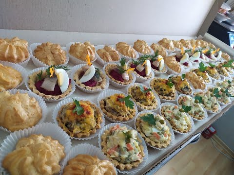 Видео: Фуршеты. Кейтеринг. Идеи для бизнеса. Фуршетные сеты и комбо наборы