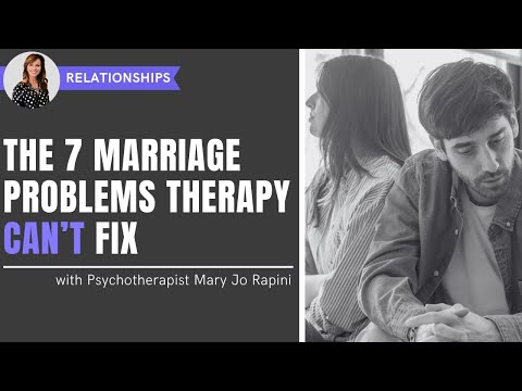 Видео: 7 проблем в браке, которые не может решить терапия