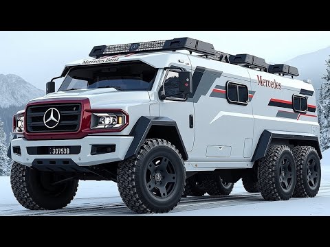 Видео: Mercedes-Benz Arctic Xplorer 6x6 — воплощение силы и роскоши в экстремальных условиях