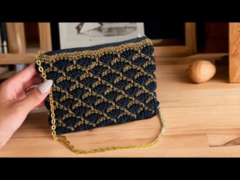 Видео: ВСЕМ ПОНРАВИЛОСЬ!! Повседневная и элегантная сумка крючком