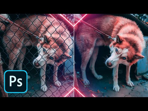 Видео: КАК УБРАТЬ ЗАБОР ЗА 3 ПРОСТЫХ ШАГА В ФОТОШОПЕ