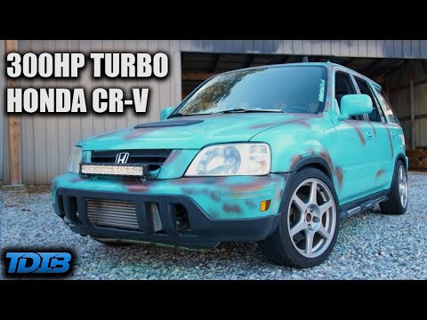 Видео: Honda CR-V с большим турбонаддувом — это уморительно глупо