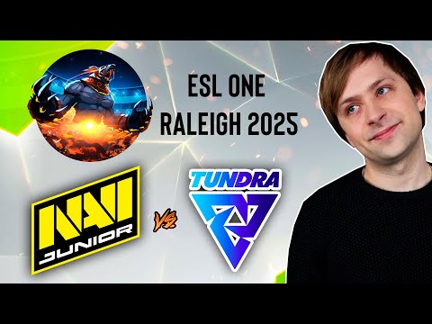 Видео: НС смотрит игру за слот на ESL One Raleigh 2025 | NAVI Junior vs Tundra Esports