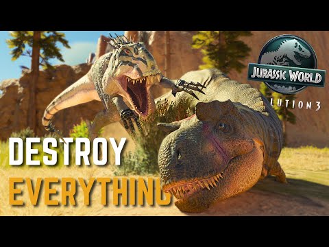 Видео: РОЖДЕНИЕ И СМЕРТЬ экосистемы каньона — Jurassic World Evolution 3