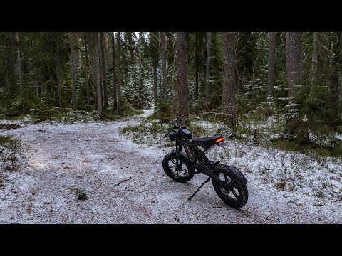 Видео: ikingi S6 Pro первая зима как на нём катается зимой