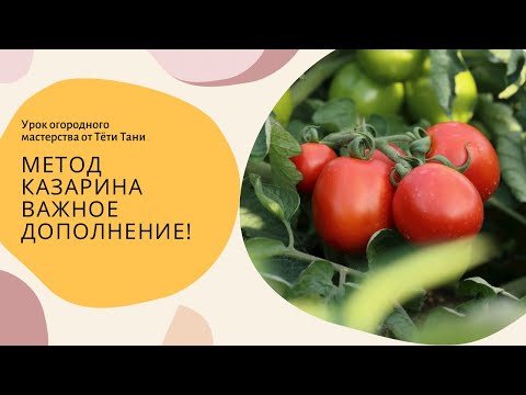 Видео: 765. Продолжение метода Казарина. Важное дополнение .