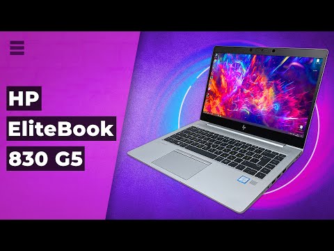 Видео: Обзор 💻 HP EliteBook 830 G5 - стильный офисный 📊 ноутбук intel core i5