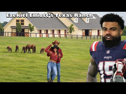 Видео: Техасское ранчо Эзекиля Эллиотта – лошади и загородная роскошь звезды «Далласских ковбоев»