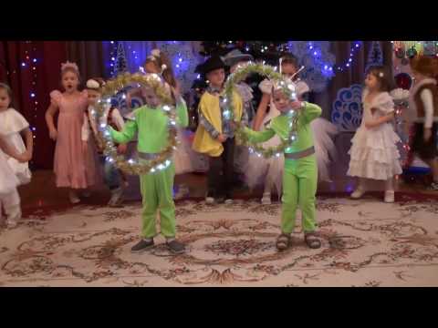 Видео: Новогодний утренник - встреча 2017года, ДС 59 г.Бреста, ст.гр.В