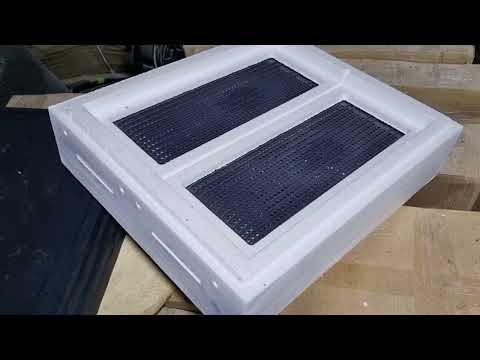 Видео: Донные пыльцеуловители, промежуточное дно, пчелоудалитель, 8-и рамочник на полурамку (145) Пеноулик