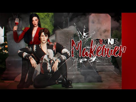 Видео: Семейство Ваторе 🧛‍♂ | The Sims 4 CAS | Townie makeover